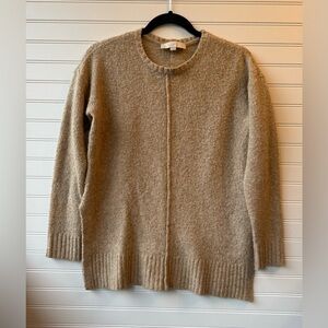LOFT wheat colored sweater. Size Small